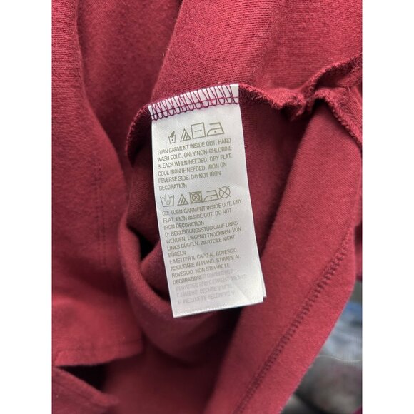 Quacker Factory Women’s Holiday Reindeer Top With Rhinestones Burgundy Wine 2X - Picture 8 of 10